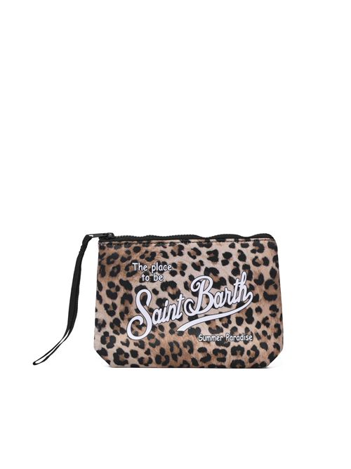Pochette Aline in scuba con stampa Classic Leopard Mc2 Saint Barth | ALIN00100653L
